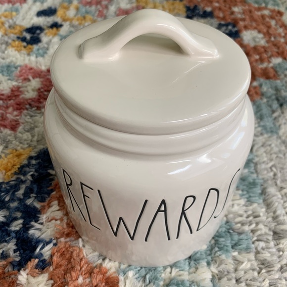 Rae Dunn Other - Rae Dunn “Rewards” Jar Large Letters Canister